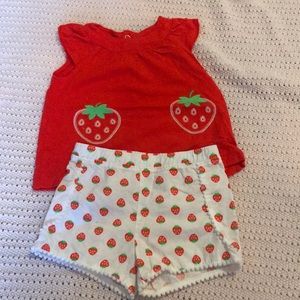 Carter’s strawberry outfit 🍓